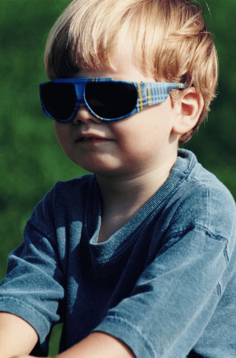 Matthew Maynes as a small child.